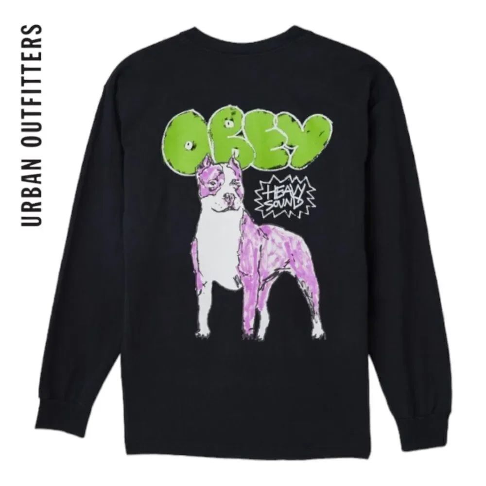 OBEY UO Urban Outfitters Heavy Sound Long Sleeve Tee Shirt T-Shirt NEW L